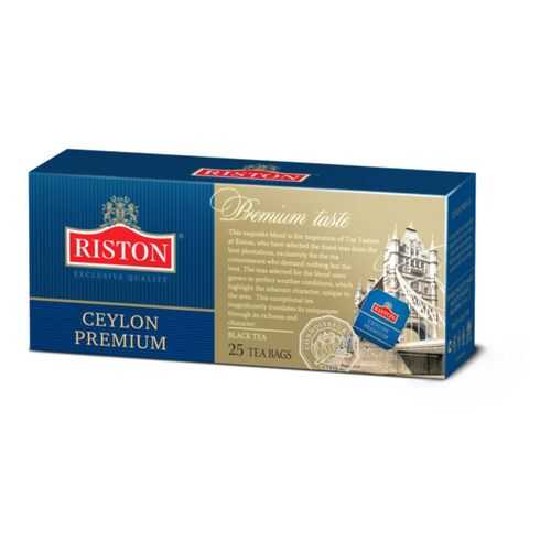 Чай черный Riston сeylon зremium 25 пакетиков