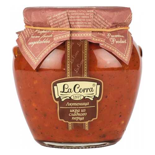 Икра лютеница La Corra из сладкого перца 550 г