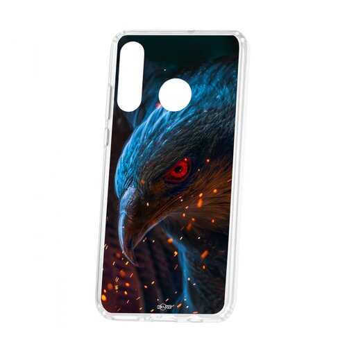 Чехол Kruche Huawei P30 Lite Print Орел