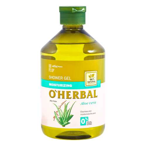 Увлажняющий гель для душа O'Herbal с экстрактом алоэ вера, 500 мл