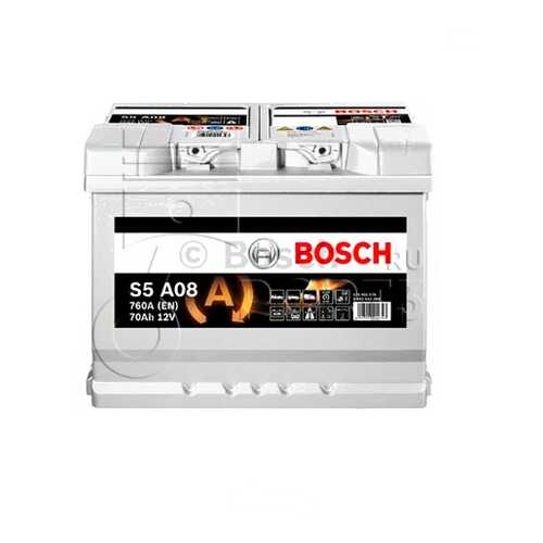 Аккумуляторная Батарея S5 Agm [12v 70ah 760a B13] Bosch