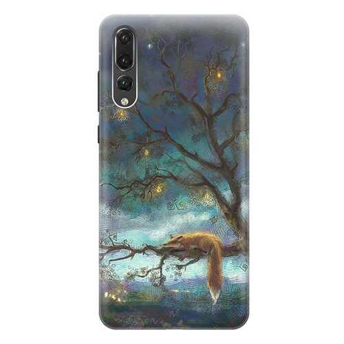 Чехол RE:PA для Huawei P20 Pro с принтом Лиса на дереве
