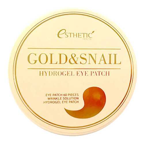 Патчи для глаз Esthetic House Gold & Snail Hydrogel Eye Patch 60 шт