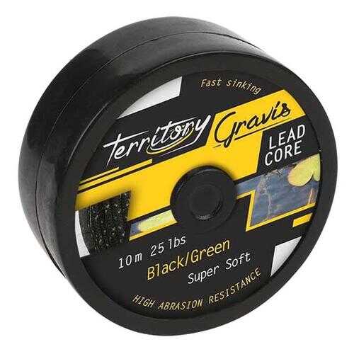 Леска плетеная Mikado Gravis Leadcore 1 мм, 10 м, 25 кг black/green