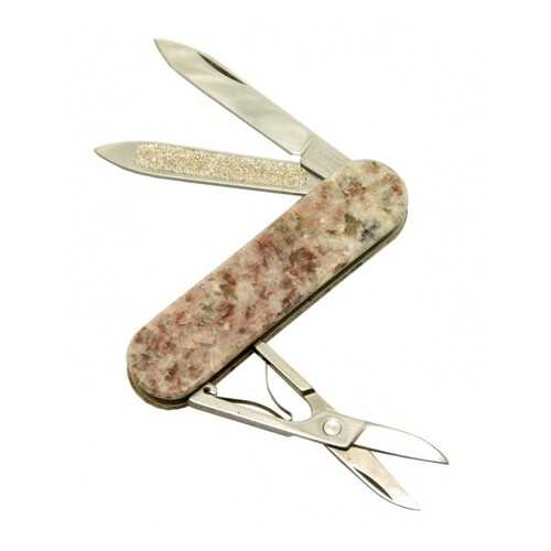 Мультитул-брелок Victorinox Pantheon Granite 0.6200.55 58 мм бежевый, 3 функции
