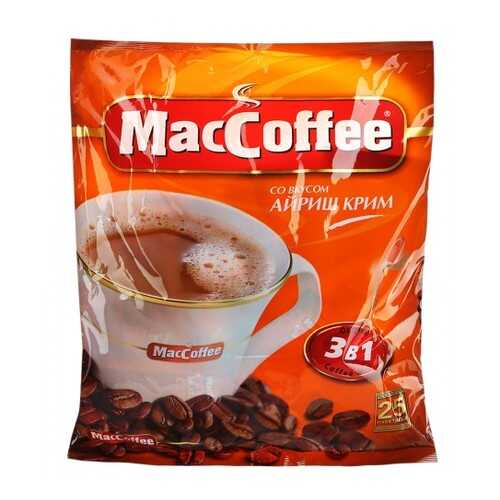 Кофейный напиток растворимый MacCoffee айриш крим 3в1 25 г 18 штук