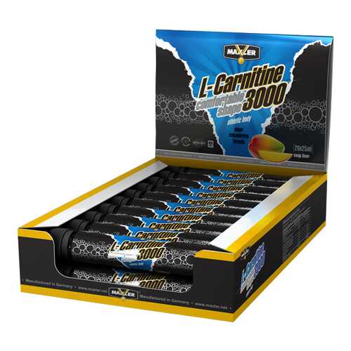 Maxler L-Carnitine 3000, 1 ампула 25 мл, Mango