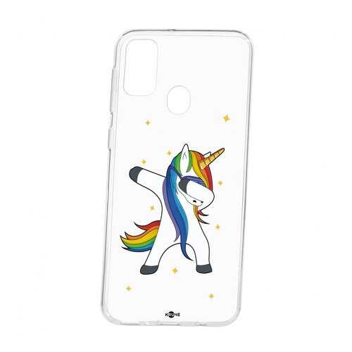 Чехол Kruche Samsung Galaxy M30S Print Единорожка