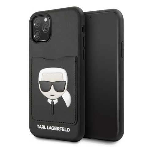 Чехол Karl Lagerfeld PU Leather Iconik (KLHCN65CSKCBK) для iPhone 11 Pro Max (Black)