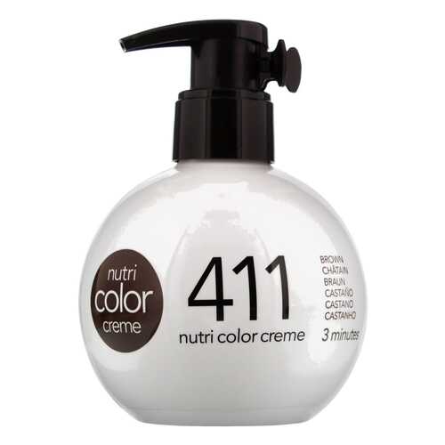 Краска для волос Revlon Professional Nutri Color Creme 411 Коричневый 270 мл