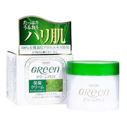 Увлажняющий крем для сухой кожи лица Meishoku Green Plus Aloe Moisture Cream 48 г