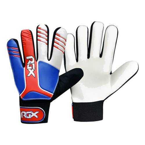 Вратарские перчатки RGX GFB06, white/red/blue, M