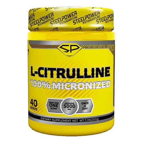Steel Power Nutrition L-цитруллин 200 г natural taste