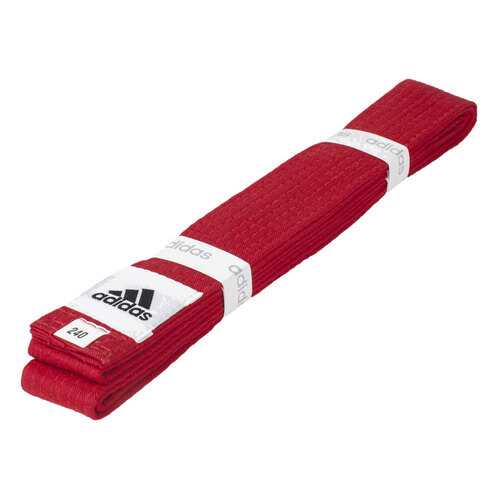 Пояс для единоборств Adidas Club красный, 260 см
