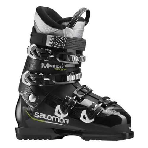 Горнолыжные ботинки Salomon Mission Sport 2018, black/white/acid grey, 27