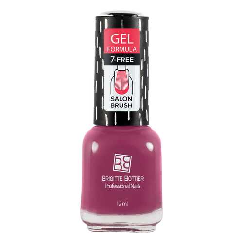 Лак с гелевым эффектом Brigitte Bottier Gel Formula тон 55 ягодное мороженое, 12 мл