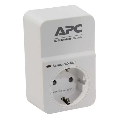 Сетевой фильтр APC Essential SurgeArrest P1-RS, 1 розетка White