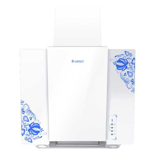 Вытяжка наклонная GEFEST ВО 3603 К18 White/Blue