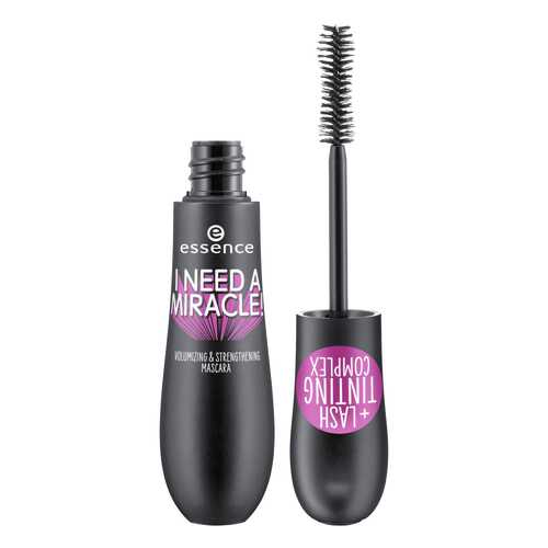 Тушь для ресниц essence I need a miracle! Volumizing & strengthening 01 Black 16 мл