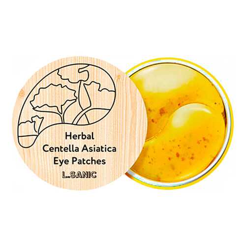 Патчи для глаз L.Sanic Herbal Centella Asiatica Hydrogel Eye Patches 60 шт