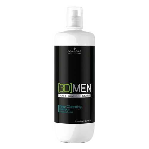 Шампунь для волос Schwarzkopf Professional [3D]Men Deep Cleansing Shampoo 1000 мл