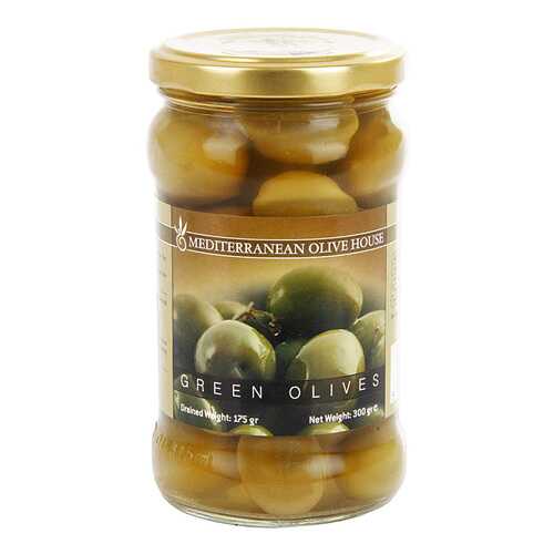 Оливки зеленые Mediterranean Olive House 300 г