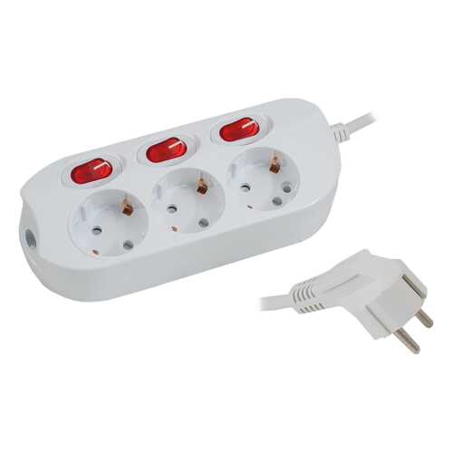 Удлинитель СТАРТ S3x1-ZDIV, 3 розетки, 1,5 м, White