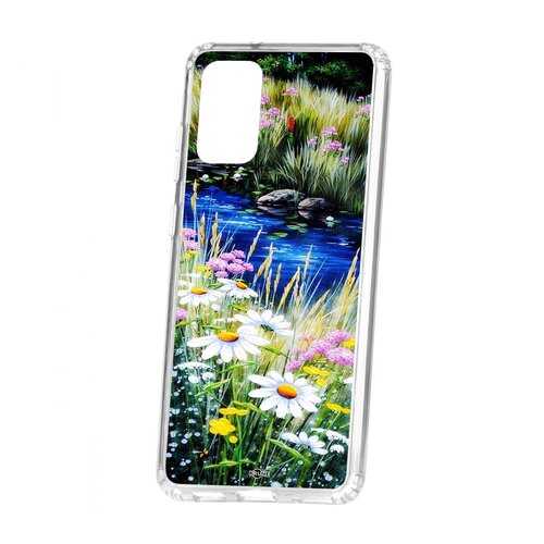 Чехол Kruche Samsung Galaxy S20 Plus Print Ромашки у ручья