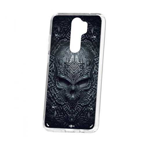 Чехол Kruche Xiaomi Redmi Note 8 Pro Print Череп техно