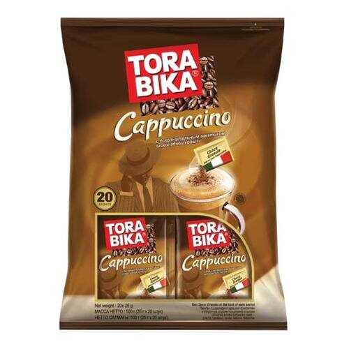 Кофе растворимый Tora bika Cappuccino 3 в 1 с шоколадной крошкой 20 шт 25 г