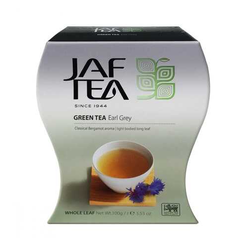 Чай Jaf Tea Earl Grey зеленый с бергамотом 100 г