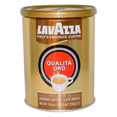 Кофе Lavazza Qualita Oro молотый в жестяной банке 250 г