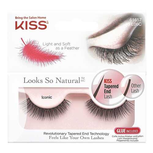 Накладные ресницы KISS Looks so Natural Eyelashes Iconic (KFL06C) 2 шт
