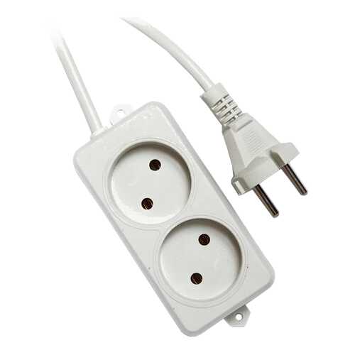 Удлинитель Гарнизон EL-NL2-W-2, 2 розетки, 2 м, White