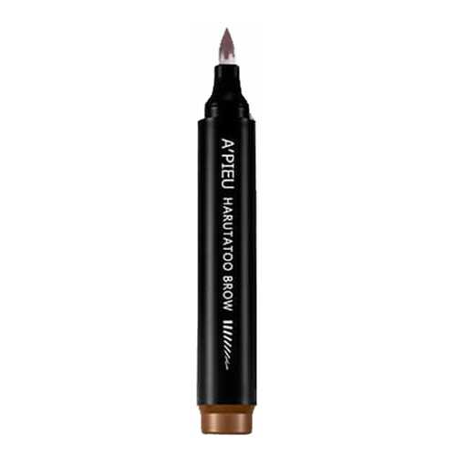 Фломастер для бровей с эффектом тату A'Pieu Harutatoo Brow, оттенок Light Brown, 4,6 г