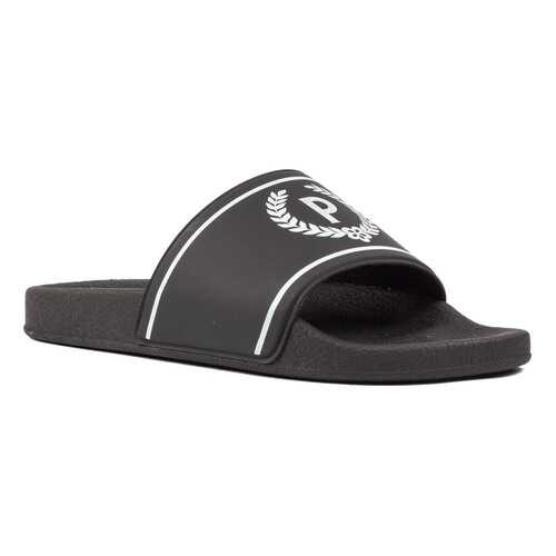 Шлепанцы мужские Pollini SB28142GOAUW0000 черные 45 RU