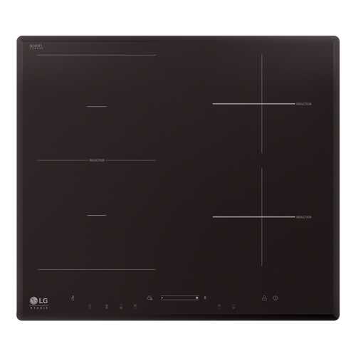 Встраиваемая варочная панель индукционная LG HU642VH Black