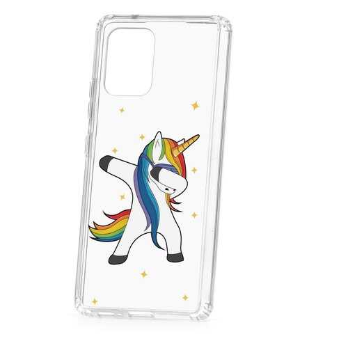 Чехол Samsung Galaxy S10 Lite Kruche Print Единорожка