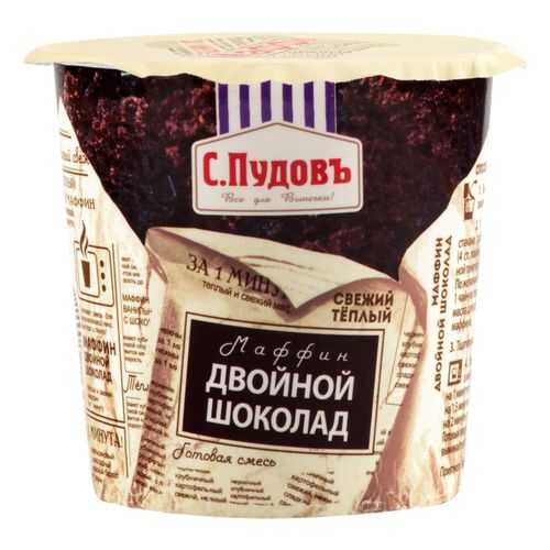 Маффин двойной шоколад за 1 минуту С.Пудовъ 70 г