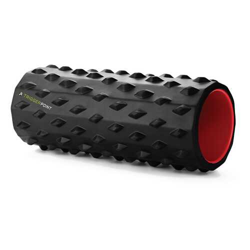 Ролик с массажным покрытием Trigger Point Carbon 680 г, 33 x 13,9 см, черный