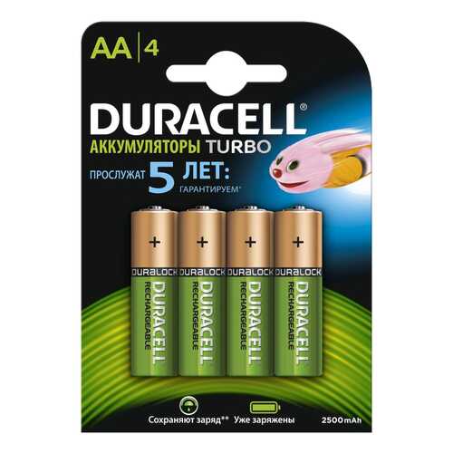 Аккумуляторная батарея Duracell HR6-4BL 4 шт