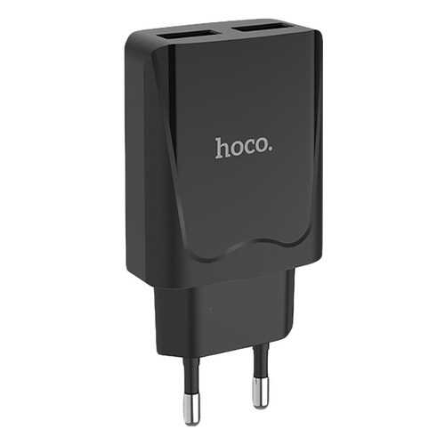 Сетевое зарядное устройство HOCO C52A 2 USB 2.1A Black