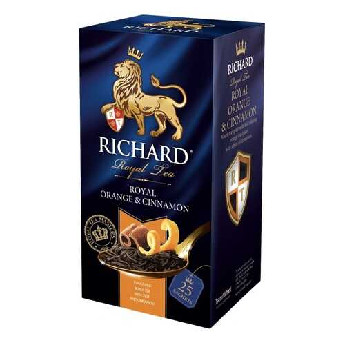 Чай Richard Royal Orange & Cinnamon черный с добавками 25 пакетиков
