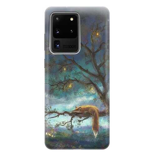 Чехол RE:PA для Samsung Galaxy S20 Ultra с принтом Лиса на дереве