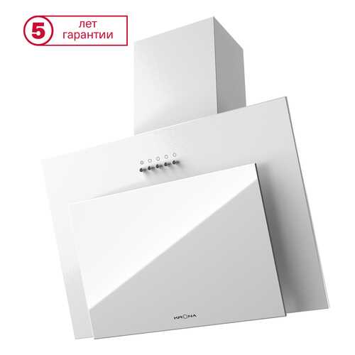 Вытяжка наклонная KRONAsteel Elma 600 PB 20981 White