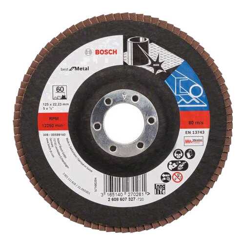 Круг лепестковый Bosch 125мм K60 Best for Metal 2608607327