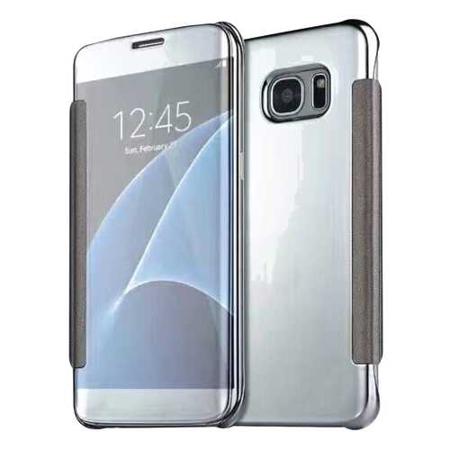 Чехол MyPads Clear View Cover для Samsung Galaxy Note 5 Silver