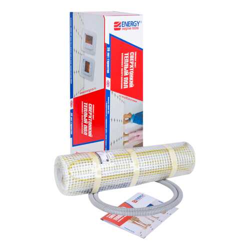 Тёплый пол Energy Mat 2,6 м.кв - 410 Вт