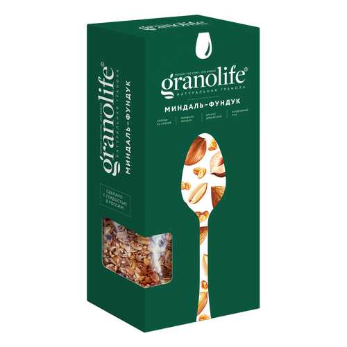 Гранола Granolife миндаль-фундук 200 г