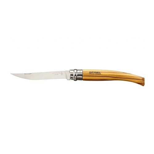 Нож складной филейный Opinel №10 VRI Folding Slim Olivewood